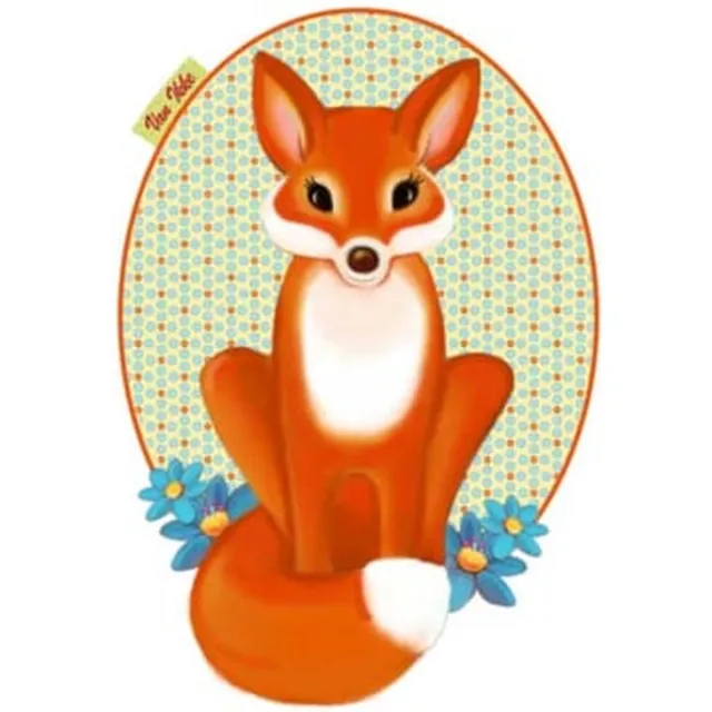 VAN IKKE Muursticker Vosje multi