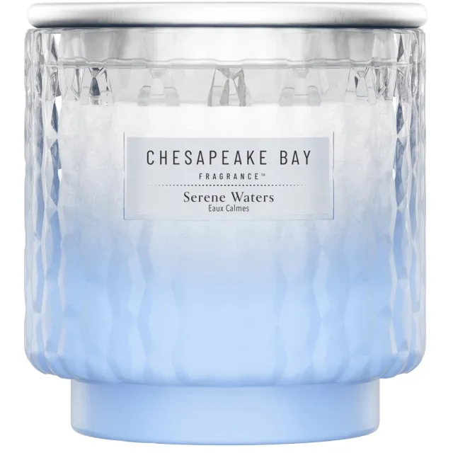 Chesapeake Bay Fragrance geurkaars - Serene Waters Large blauw