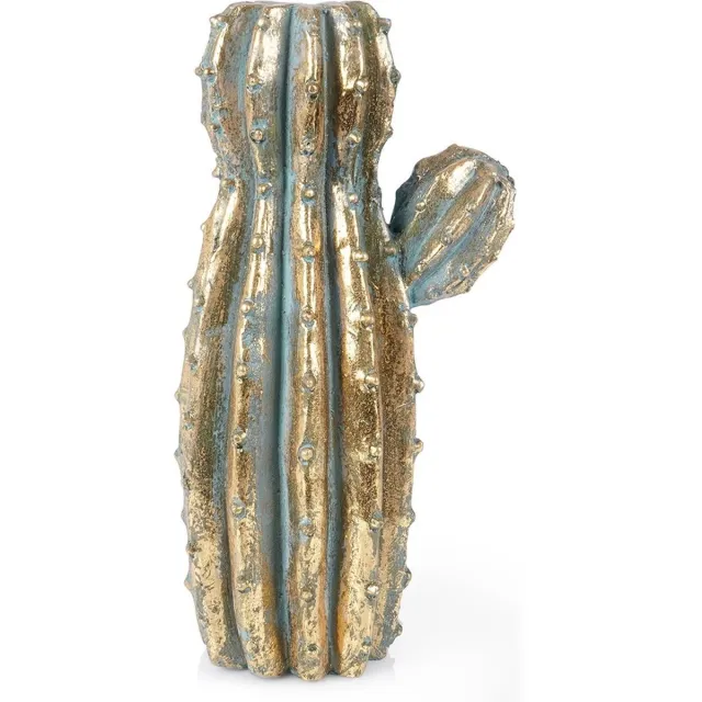 vilde Bloemenvaas Gouden Cactus 41,5 cm - Decoratie - Vazen - Vaas - Plantenpot