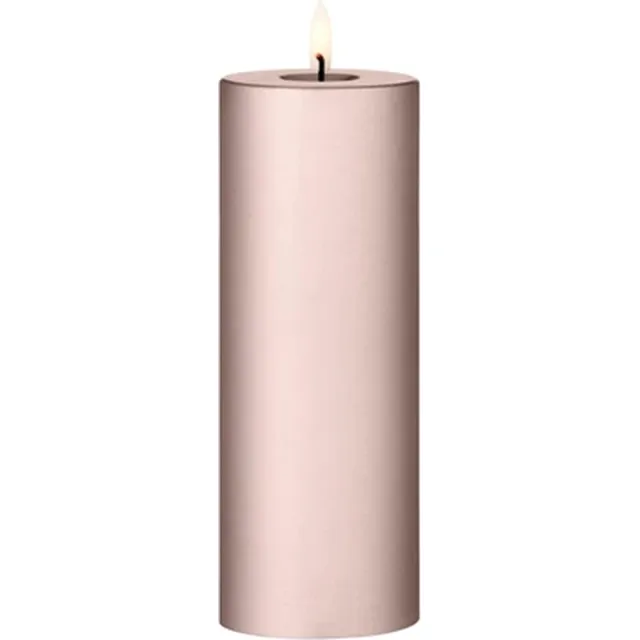 Ester & Erik Led Pillar kaars H20cm champagne metallic Zilver