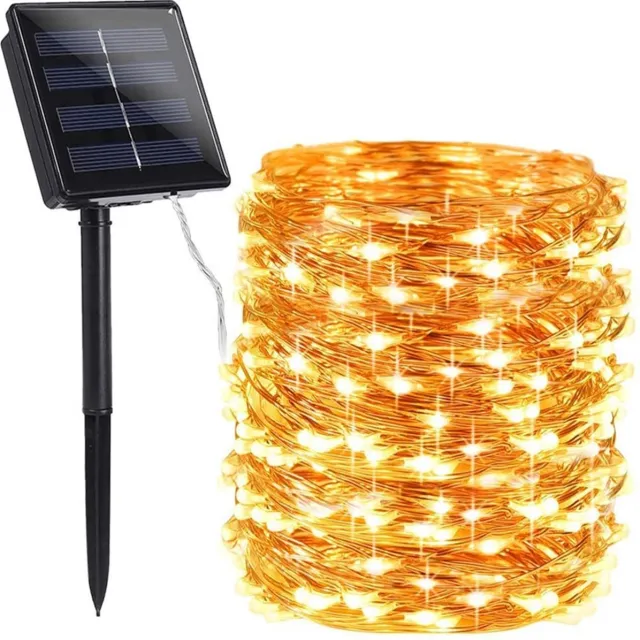 Xd Xtreme Solar verlichting 20 meter - warm wit - groene energie - zonne energie - led verlichting - Xd Xtreme - denk duurzaam - tuinverlichting - plantverlichting