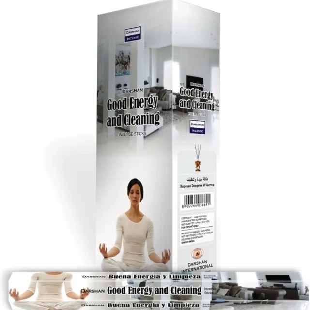 Darshan good energy - cleaning - wierook - huis reinigen - hexa - doos 6 pakjes Multicolor