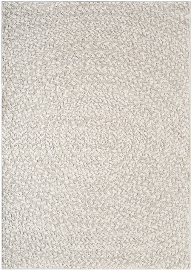 TT Home Buitenkleed - Geometrisch - Crème - 80 x 150 cm natur