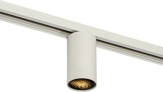 QAZQA iconic - Moderne Spot railsysteem verlichting, railverlichting geschikt voor led - 1 lichts - Ø 5.6 cm - Wit - Woonkamer | Slaapkamer | Keuken