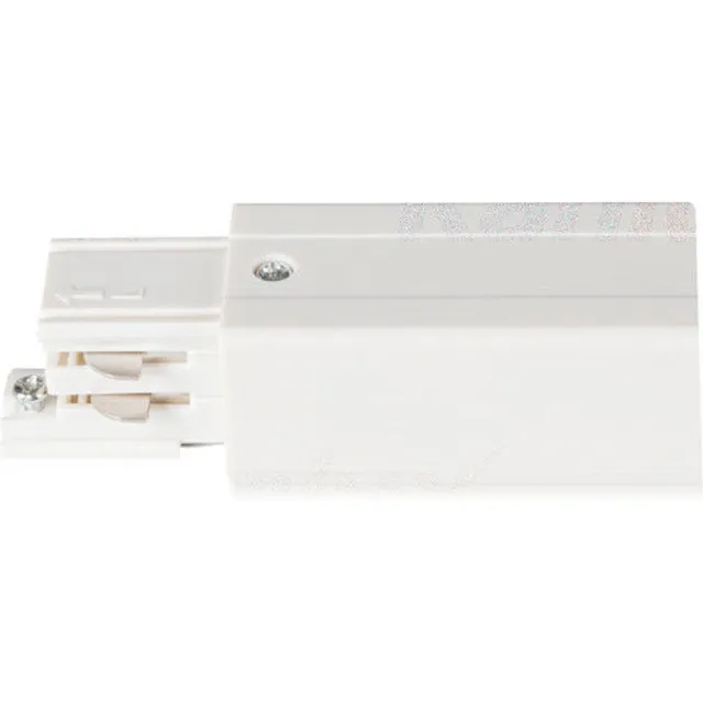 Kanlux Trackrails Startstuk Wit 3 Fase - Links