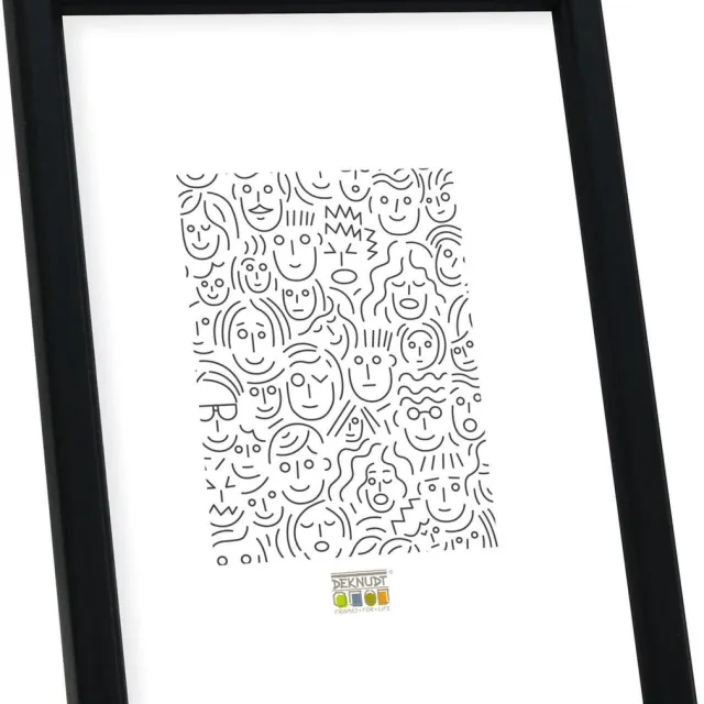 Deknudt Frames fotolijst S236K2 - zwart hout - voor foto: 20x30 cm