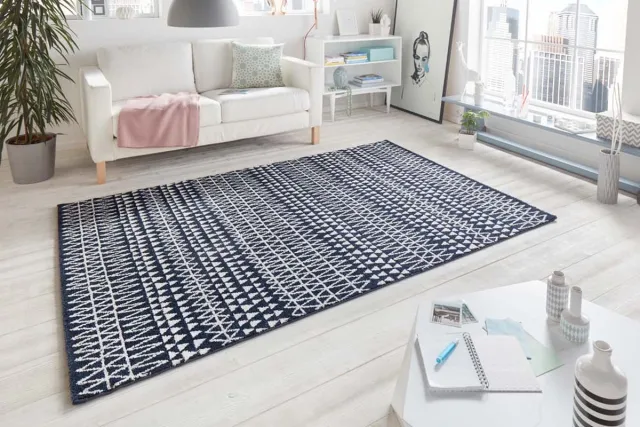 Mint rugs Design vloerkleed - Scandinavian zwart/wit 80x150