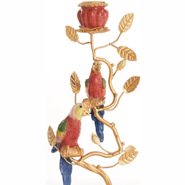 Light & Living Kandelaar BIRD - Oranje - 14x9x32.5 cm