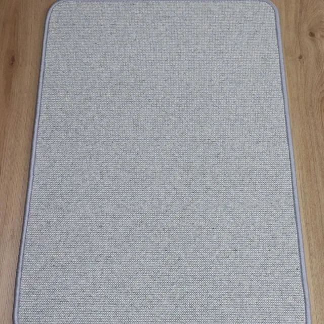 Prima Wollen vloerkleed - Deurmat - Davi - mint - blauw - groen - ecru - 60x90cm