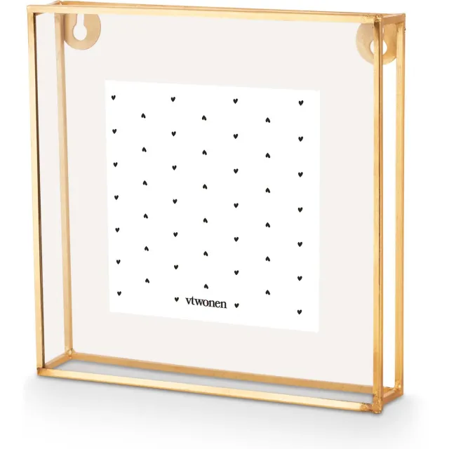 vtwonen Fotolijst - Goud - Metaal - 20x20x3.5cm