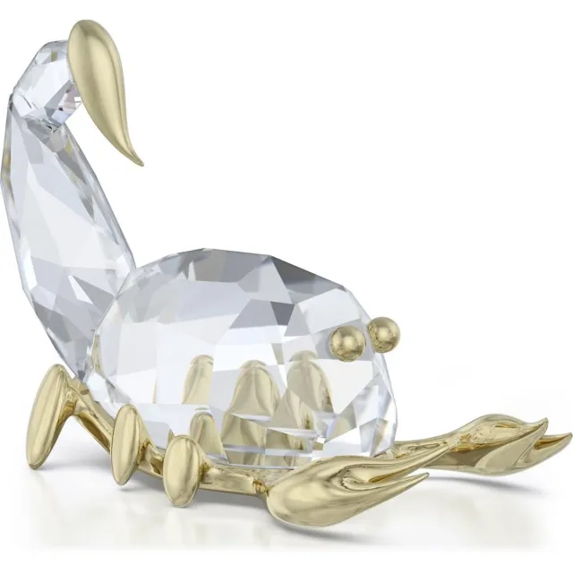 Swarovski Beeldje Zodiac Scorpio 5679255 | Swarovski beeldjes voor interieur en decoratie, kristal, glanzende stijl goud