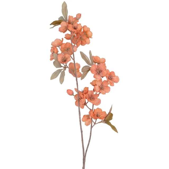 Clayre & Eef Kunstbloem Oranje Kunststof