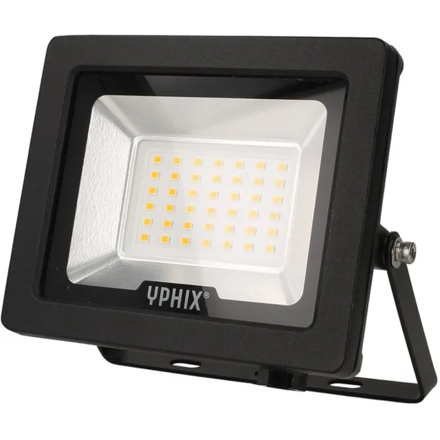 YPHIX LED breedstraler Pro Line 30w 4000K IP65 Zwart