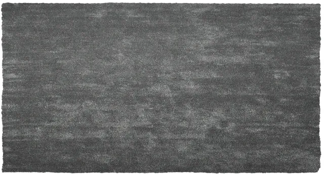 Beliani DEMRE - Shaggy vloerkleed - Donkergrijs - 80 x 150 cm - Polyester