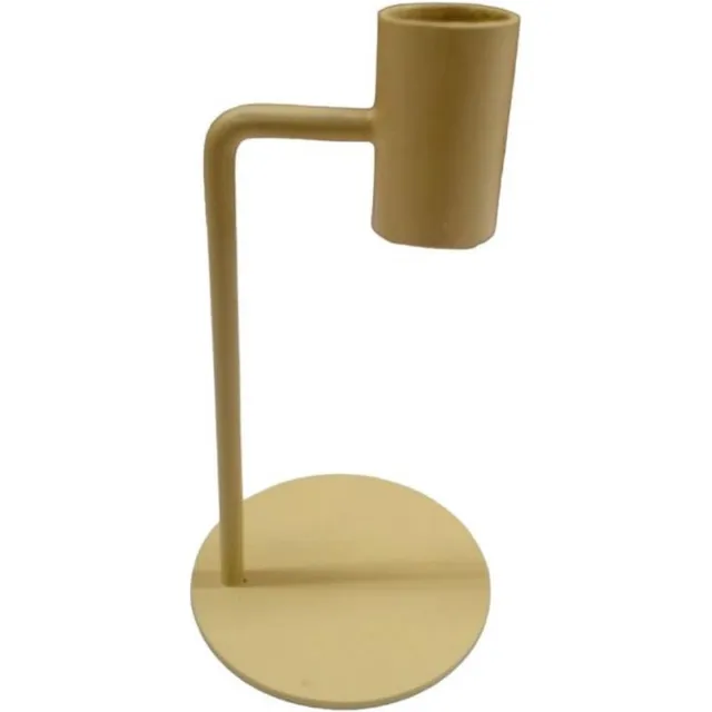 Branded by Kandelaar - Branded by - kandelaar curve vanille - 8 cm rond