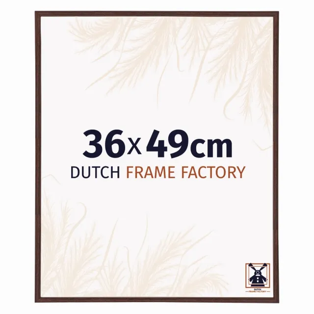 Dutch Frame Factory Fotolijst 36x49 cm - Kunststof - Bruin - Angers