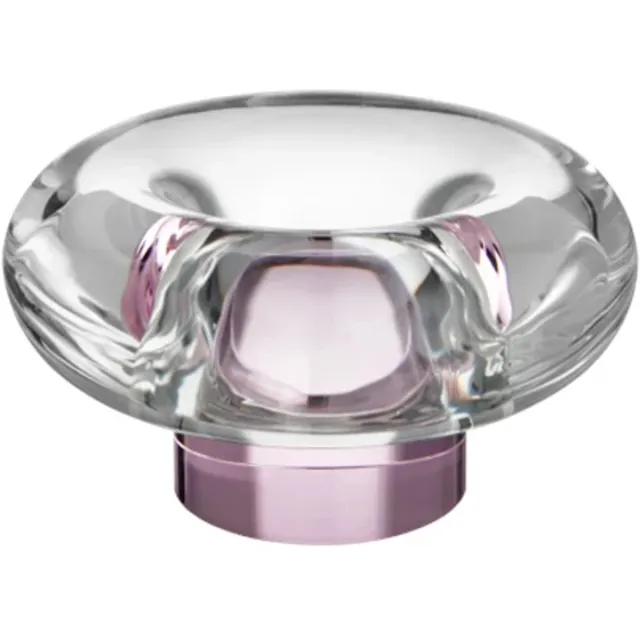 Kosta Boda Orion theelichthouder D11cm H6.3cm roze