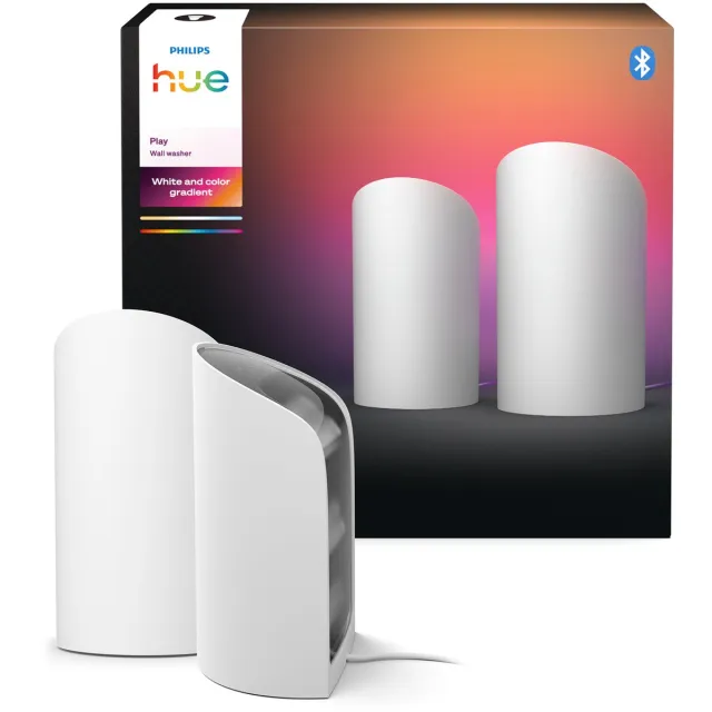 Philips Hue Play wall washer tafellamp 2-pack wit