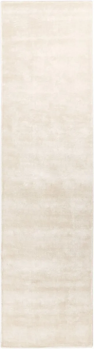 Beliani GESI - Vloerkleed - Lichtbeige - 80 x 300 cm - Viscose