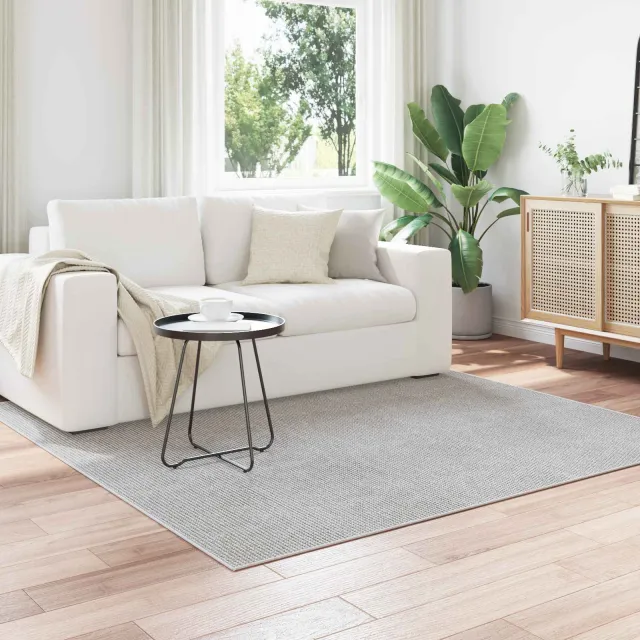 vidaXL Binnen kleed LUGO Crèmekleurig 120 x 120 cm Polyester, foto 2