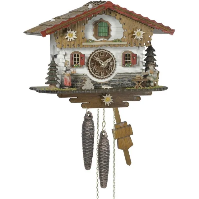 Trenkle 1512 - Chalet-Koekoeksklok - 1-daags ketting uurwerk - Kuckuck Classic