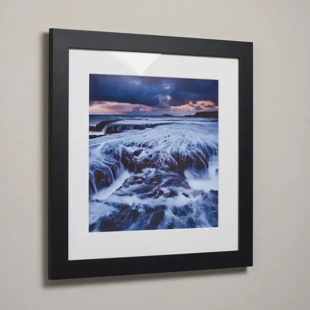 Printen.eu Instagram fotolijst 40 x 40 cm - Eigen foto - Zwarte lijst vierkant - Gepersonaliseerd