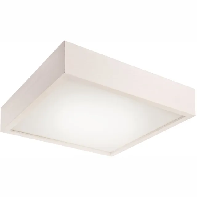 Licht Erlebnisse Licht-Erlebnisse - Shirley - LED - Plafonnière - 3000K - 1700lm - van - Hout glas - in - wit