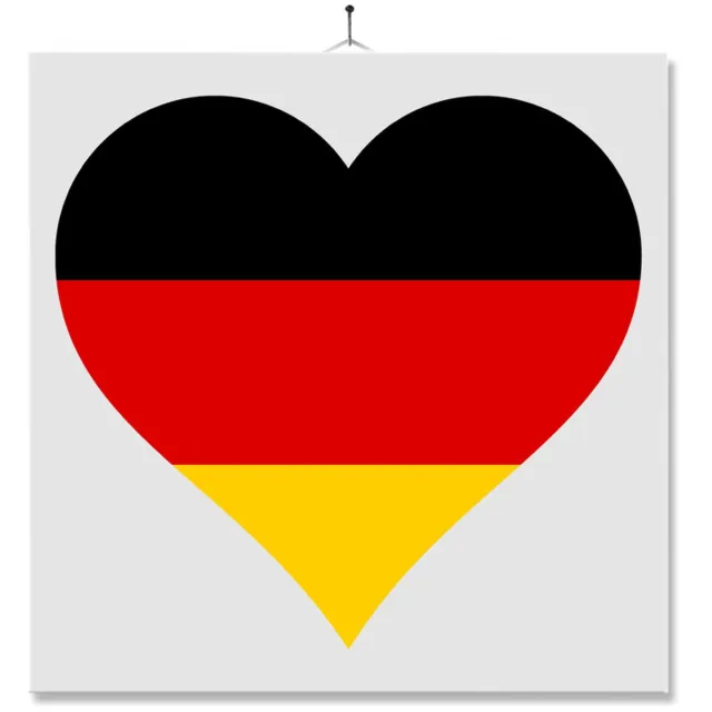 MC Living Tegel Met Opdruk | Hart | Vlag | Duitsland Multi-Color