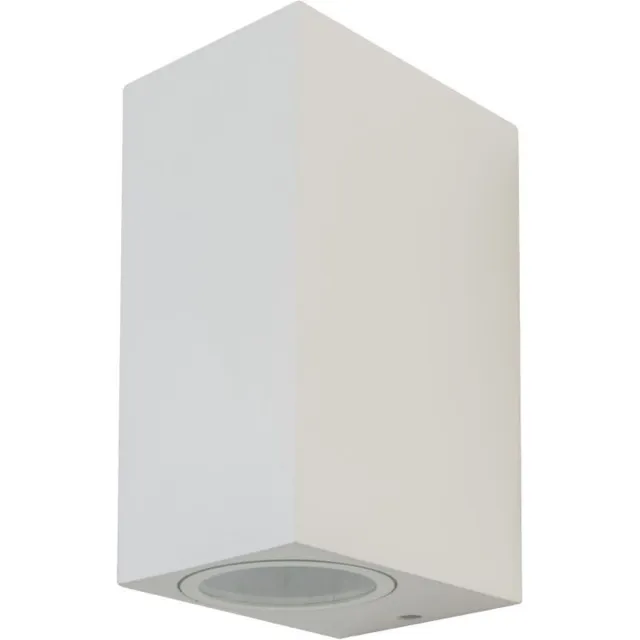 V-tac VT-7652SQ Wandlamp Buiten - Wandbevestigingen - GU10 Houder - IP44 - Wit