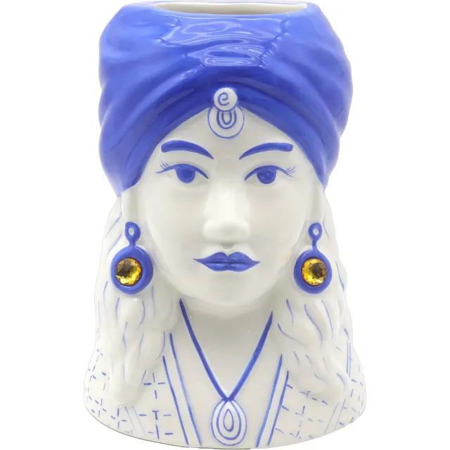Kitsch Kitchen Kitsch Royale vaas Madame Lola blauw