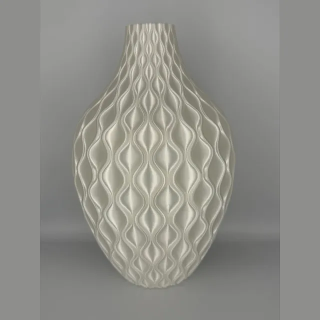 Celine73 Vaas - Wave One - Satijnwit