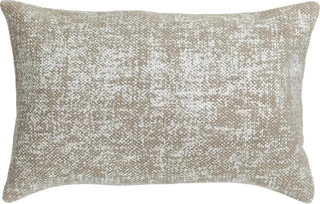 Linen & More Heavy Foil Grijs Silver Kussen | 30 X 50 | Sierkussen Voor Woonkamer Of Slaapkamer