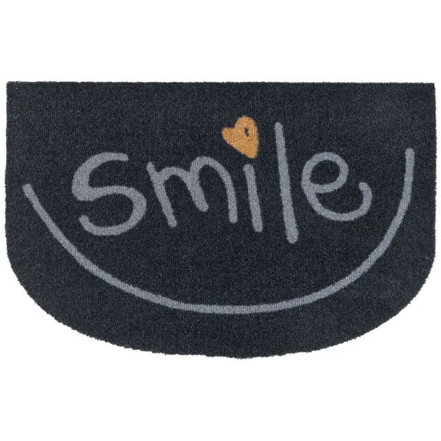MD-Entree MD Entree - Deurmat - Schoonloopmat - Elegance - Smile - 50 x 75 cm Grijs