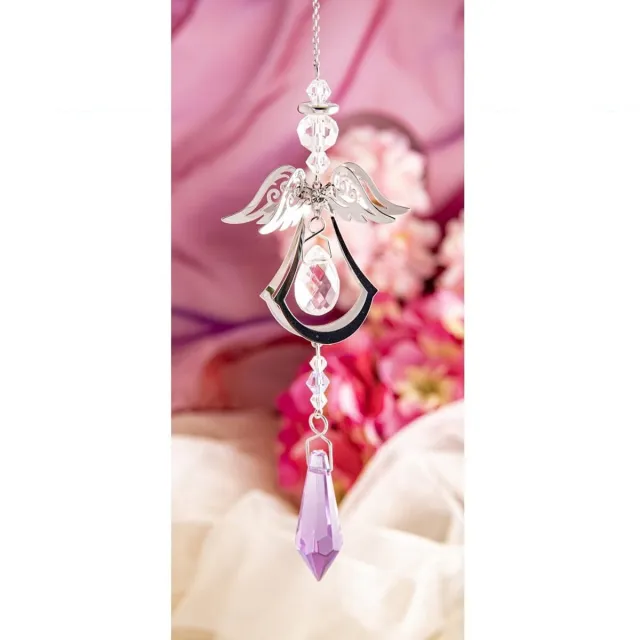 BERK Raamhanger suncatcher Engel 13 cm Zwart