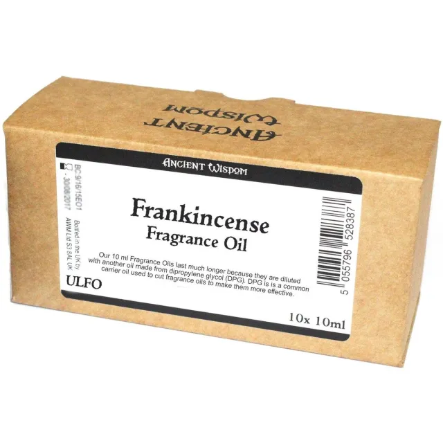 Ancient Wisdom 10x Geur Olie - Zonder Etiket - 10ml - Wierook