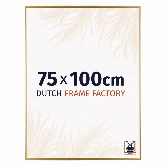 Dutch Frame Factory Fotolijst 75x100 cm - Kunststof - Goud - Easy