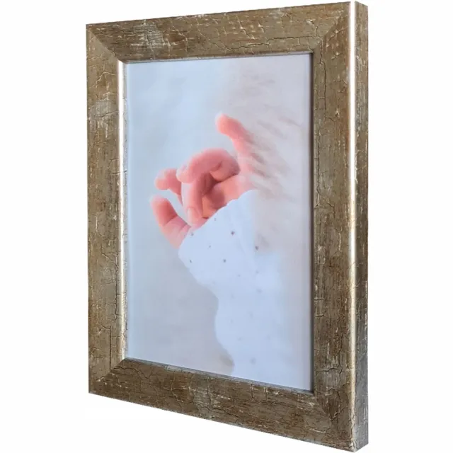 FOTKOM Houten fotolijst 50x70 cm NINA - Decoratie voor huis en salon multicolor