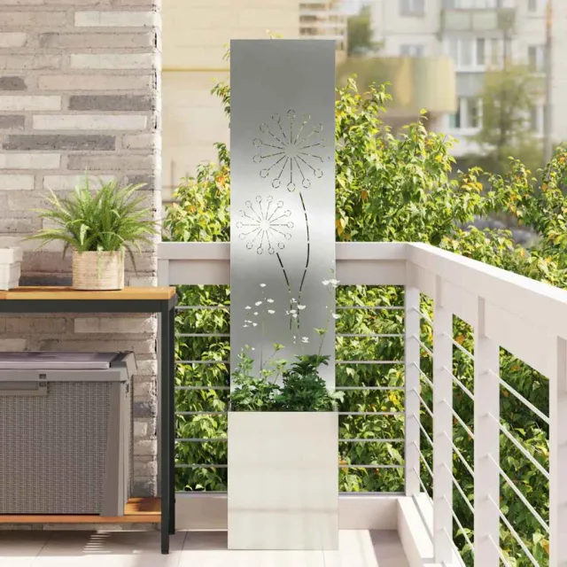 vidaXL Tuin Privacy Screen Fretwerk Zilver 32 x 32 x 150 cm