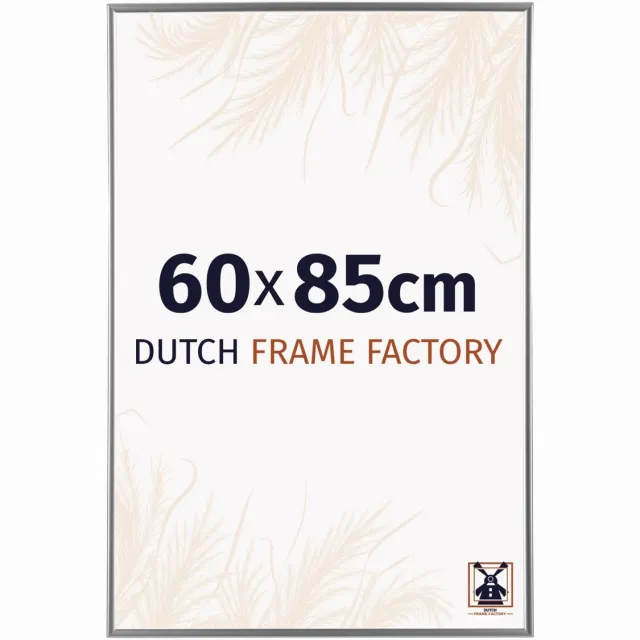 Dutch Frame Factory Fotolijst 60x85 cm - Kunststof - Zilver Hoogglans - Easy