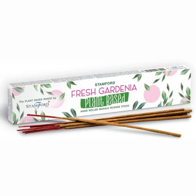 Stamford Plant based wierook stokjes - Fresh Gardenia - pakje van 15 stokjes