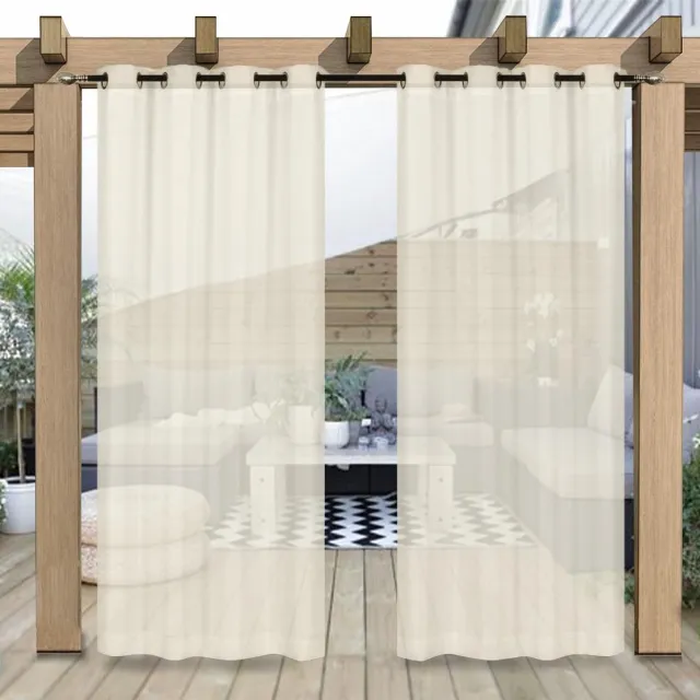 Ibenzoa Transparante Buitenvoering: Perfect voor Tuinhuisjes en Terrassen beige