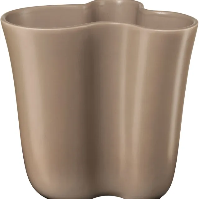 ASA Selection blossom vaas taupe, bloemenvaas, tafelvaas, decoratieve vaas, aardewerk, bruin, H 21,5 cm, 83083208