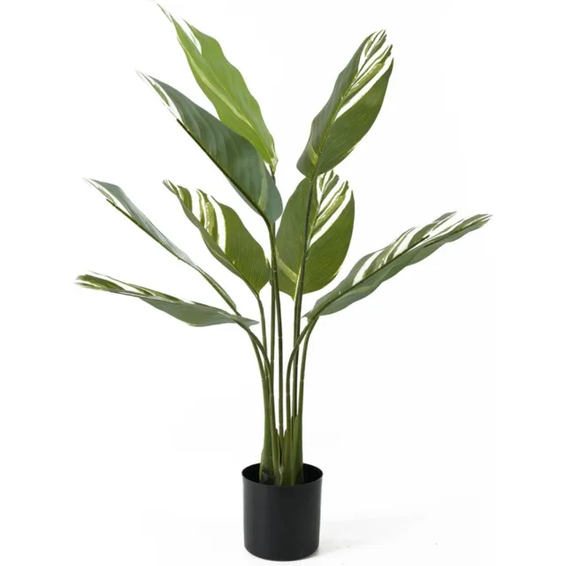 Present Time Kunstplant Calathea - Groen - 63x63x90cm - Modern