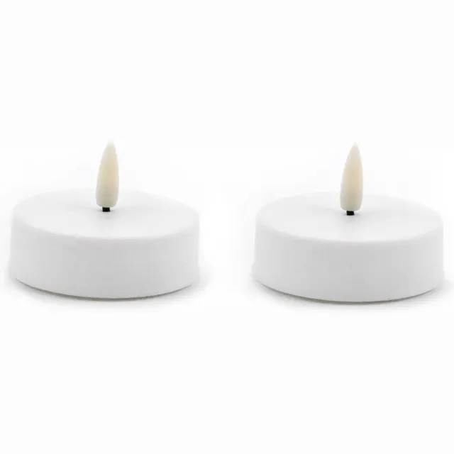 Mansion Atmosphere led XL waxinelicht wit - 2 stuks