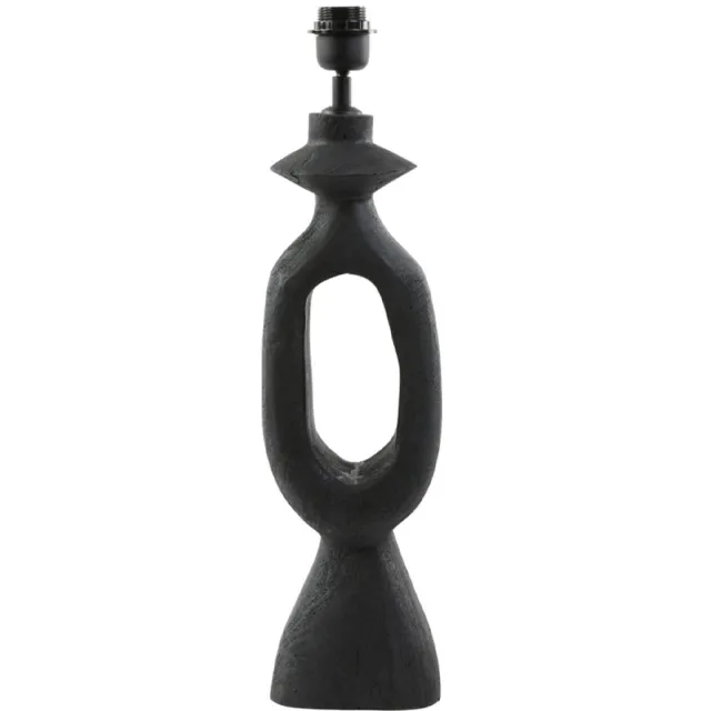Light & Living Lampvoet Django hout zwart