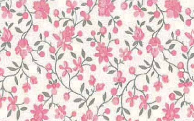 2LIF Decoratie plakfolie meubelfolie Retro roze bloemen Claire 45 cm x 2 meter zelfklevend - Decoratiefolie - Plakplastic - Raamfolie Bloemen roze