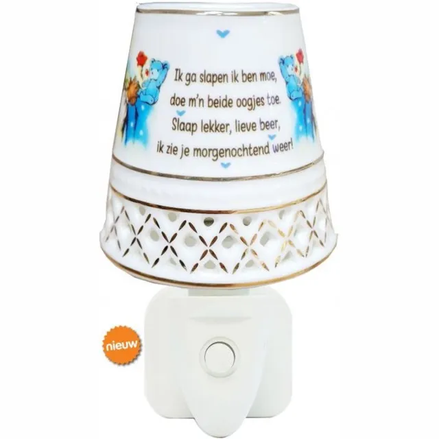 New Dutch® Nachtlampje ik ga slapen blauw 500446