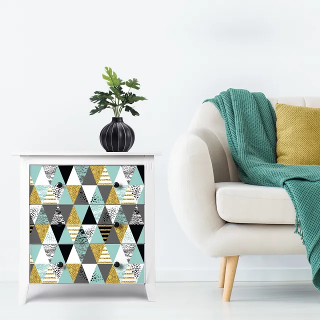 Ambiance Sticker Scandinavische meubelsticker vilartk 40 x 60 cm Multi color