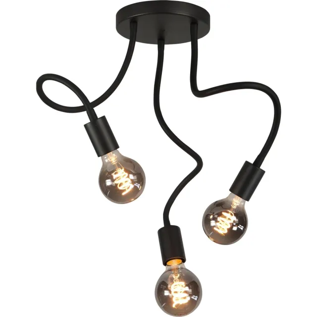 Highlight plafondlamp Flex - zwart