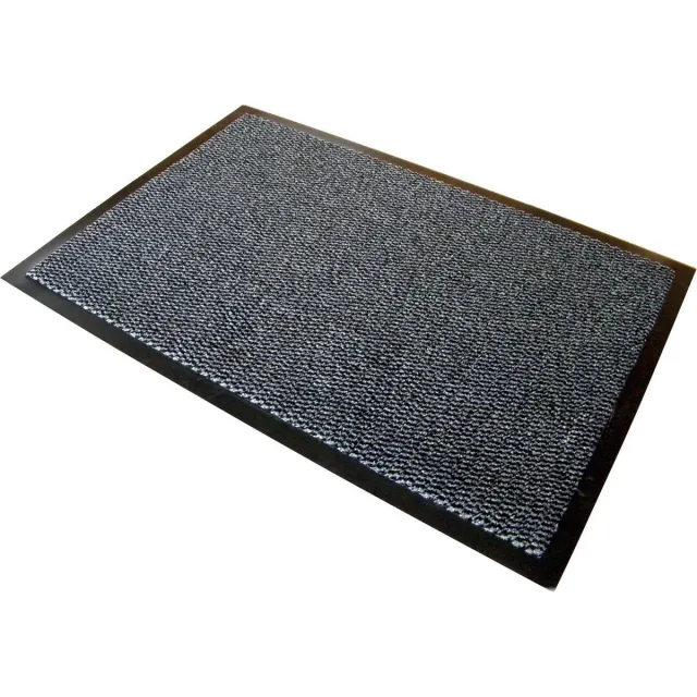 Floortex Cleartex deurmat Advantagemat, voorzien van een antislip ondergrond, ft 120 x 180 cm grijs